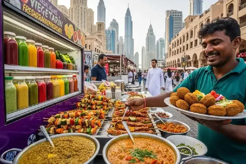 Dubai street food , Dubai cibo 