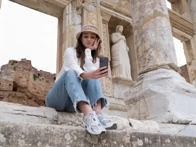 una turista ad Izmir Turchia , Izmir cosa vedere