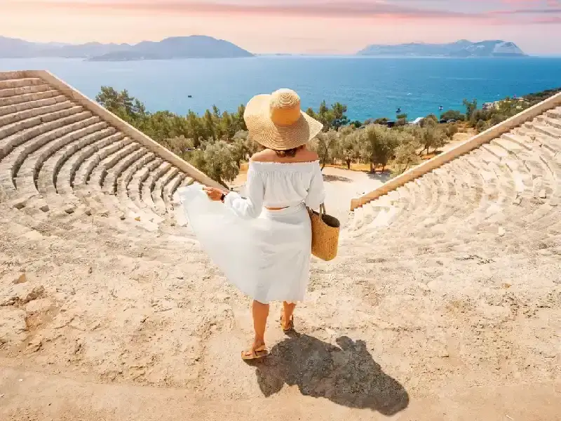 una tursita in turchia , viaggio turchia settembre