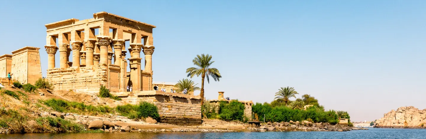 El templo de File, en Asuán (Egipto), está dedicado a la diosa Isis.