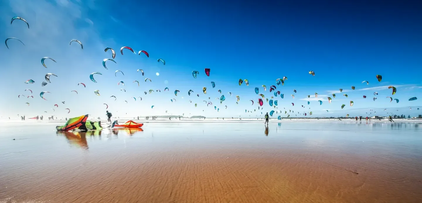 Kite surfing, Morocco