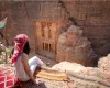 Mulher na Petra, Viagem Egito Jordânia e Israel