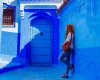 una donna a chefchaouen, Tour marocco chefchaouen una donna a chefchaouen, Tour marocco chefchaouen