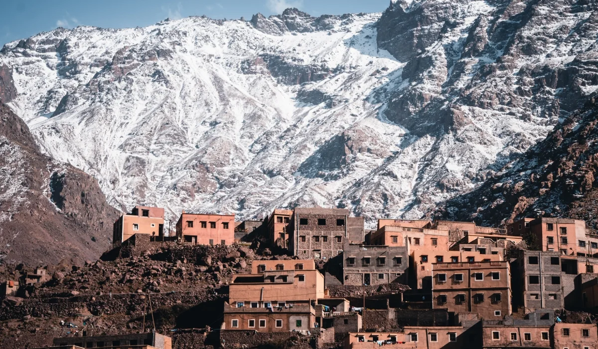 Snow-capped Atlas Mountains - Morocco
