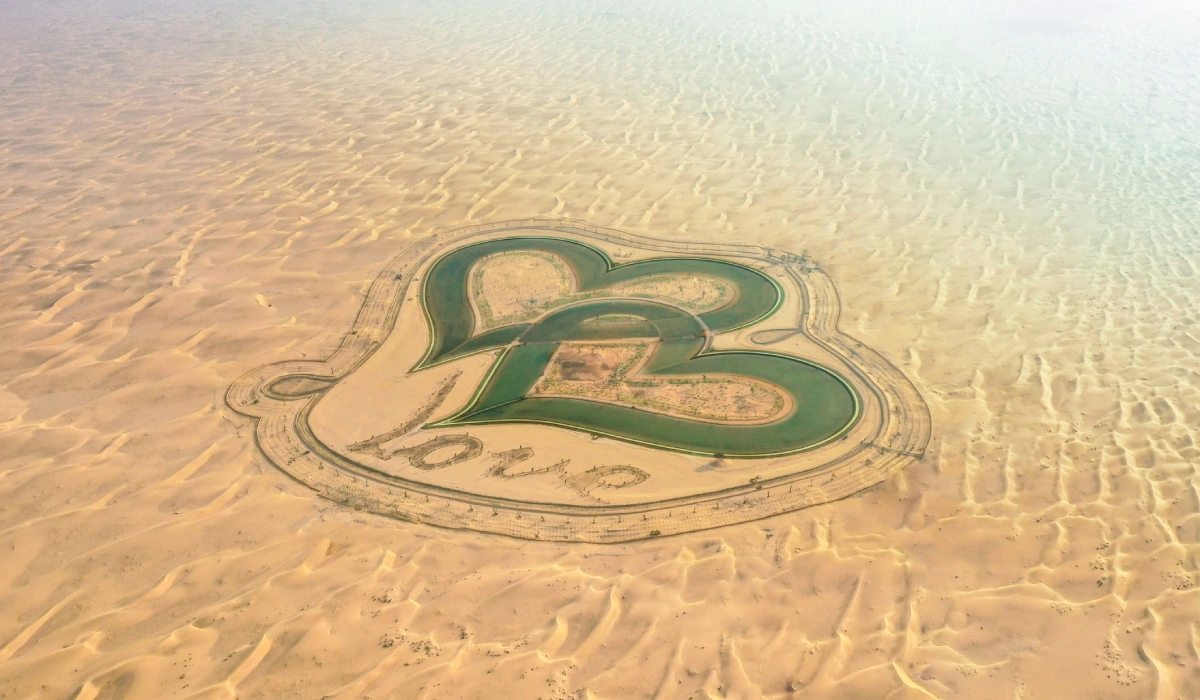 Love Lake in Dubai - Hidden Gems in the Middle East