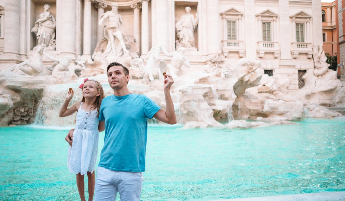 The Coin in the Trevi Fountain, Italy