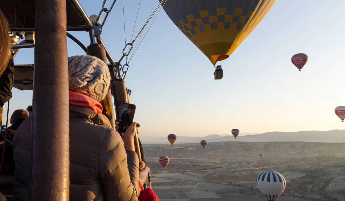 Hot air balloons