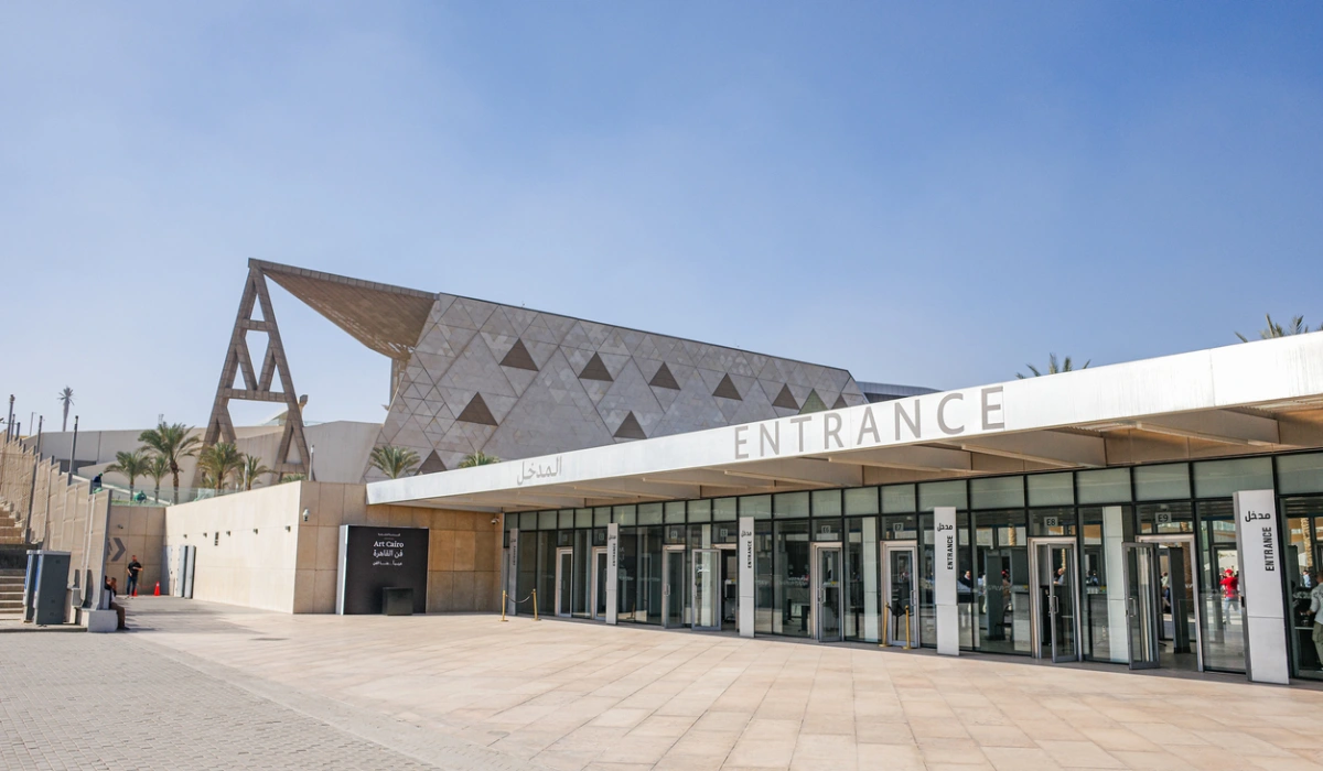 Exterior of The Grand Egyptian Museum (GEM)