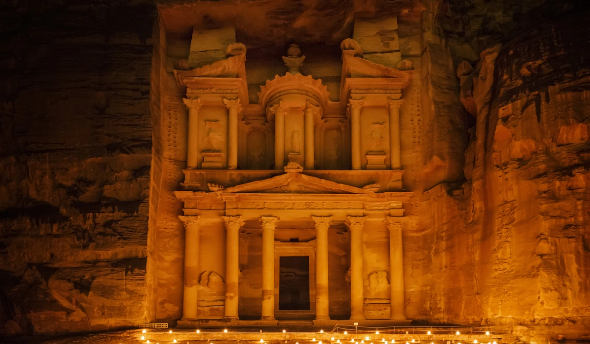 Petra by Night - The Treasury