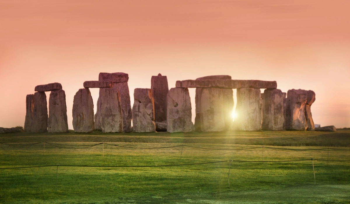 Sunset at the Stonehenge, United Kingdom