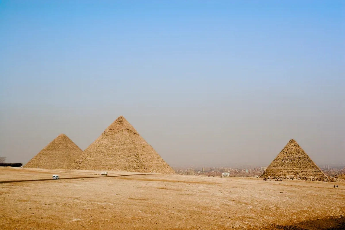 Pyramide von Gizeh in Ägypten