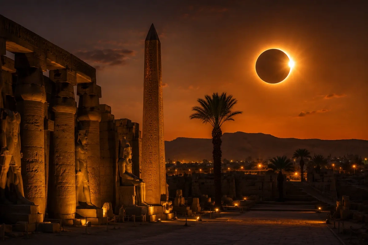 Eclipse in Luxor, Solar Eclipse Egypt 2027