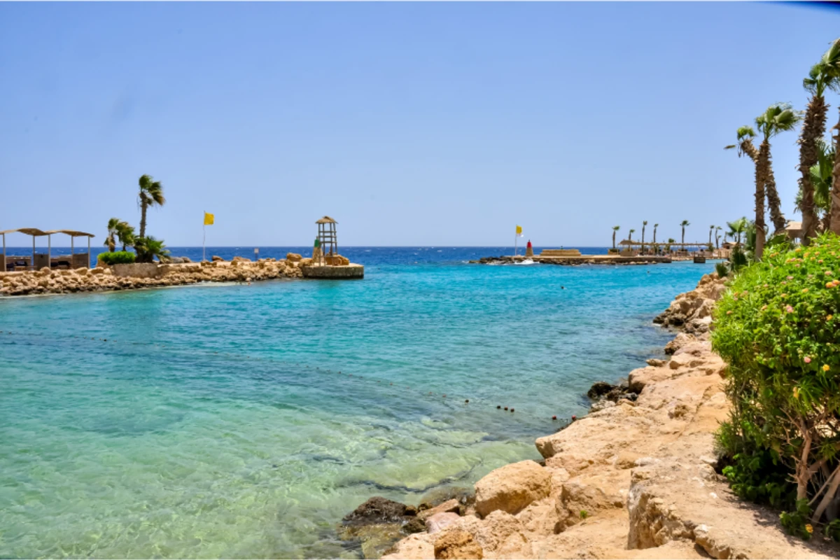 Paradiesstrand am Roten Meer in Ägypten