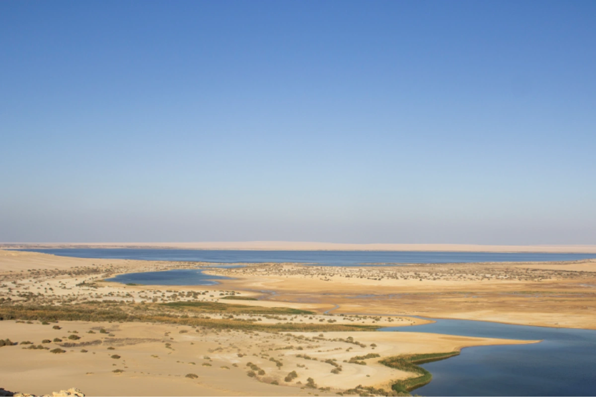 Hügellandschaft in der Nähe von Wadi El Rayan,Faiyum, Ägypten