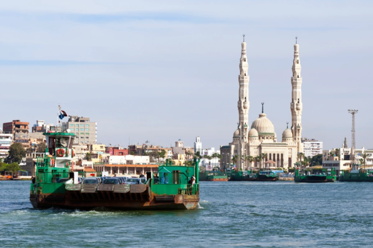Die historische Architektur in Port Said, Ägypten