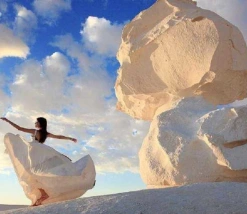 desert blanc egypte