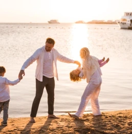Una famiglia nel Mar Rosso, Egitto