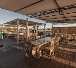 Salón principal del crucero por el Nilo MS DWA