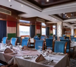 il ristorante a crociera, crociera sul nilo egitto