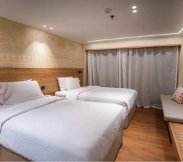 Camera da letto doppia nella crociera, crociera luxor assuan 