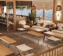 Area Salotto della dahabeya, crociera nilo capodanno