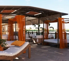 sundeck della Dahabeya, dahabeya cociera sul nilo