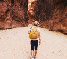Viaggio in Giordania, un uomo in Giordania