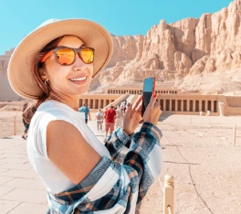 marsa alam, Una donna a Luxor