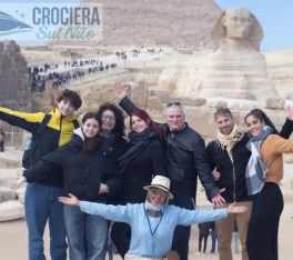 i Nostri Clienti alle Piramidi, vacanze in egitto ad agosto