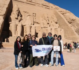 i nostri clienti a luxor, viaggio egitto piramidi e mare