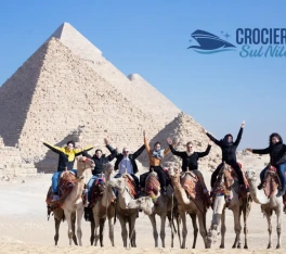 I nostri clienti alle piramidi, viaggio al cairo