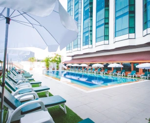 The Empress hotel`s pool