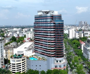 The front view of Melia Hanoi
