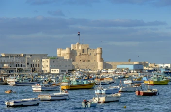 el Castillo de Qaitbai del Viaje a El Cairo y Alejandría