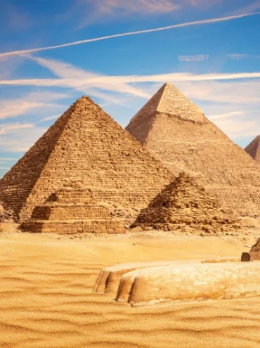 Le Piramidi di Giza e la Sfinge, la piramide di chefren