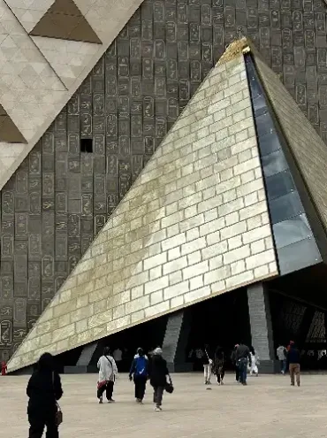 ingresso del museo, grande museo egizio