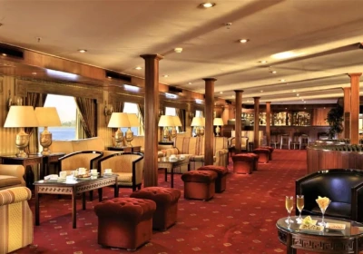 reception a bordo di iberotel crown emperor , viaggio sul nilo 