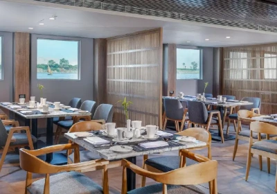 il ristorante, crociera sul nilo 5 stelle 