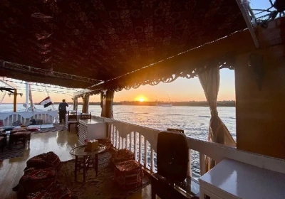 il ponte principale sulla dahabeya amoura