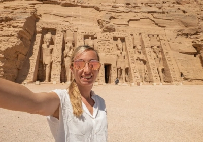 turista in visita in egitto, Il cairo e crociera sul nilo