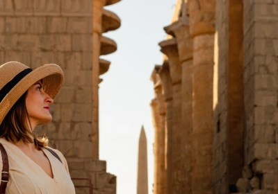 turista in visita in egitto, Il cairo e crociera sul nilo