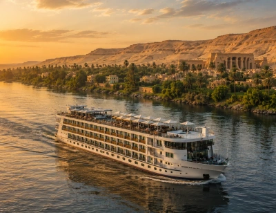 Golden River Cruise at Sunset, Egypt Nile cruises