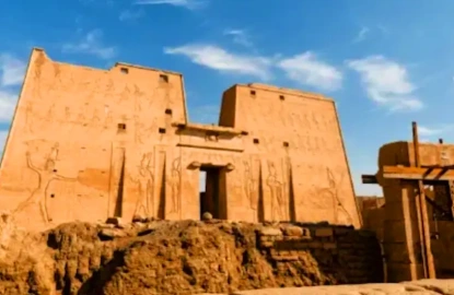 Edfuin egitto. tempio di Edfu
