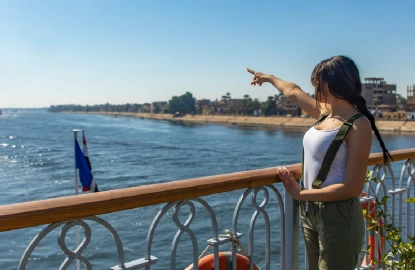 Recuerdos de Egipto durante un crucero por el Nilo