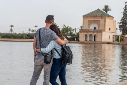 una coppia a marrakech , viaggio marrakech