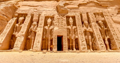 El templo de Hathor y Nefertari