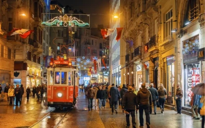 Le strade in Turchia a capodanno, Turchia capodanno