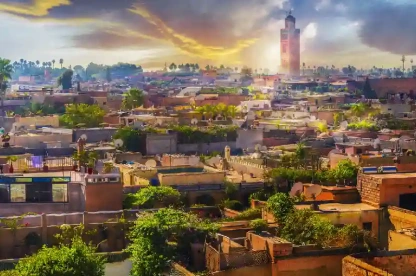 Vedute panoramiche di Marrakech, Posti da visitare Marrakech Vedute panoramiche di Marrakech, Posti da visitare Marrakech