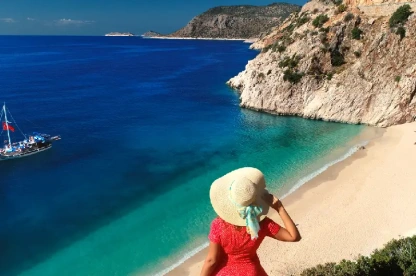 spiaggia in turchia , antalya turchia
