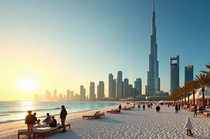 spiaggia inverno dubai , Dubai in inverno